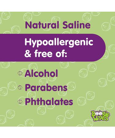 Boogie Wipes Natural Saline Wipes - 30 Fresh Scent Wipes for Stuffy Noses - Buy Online on SooperMarket.com
