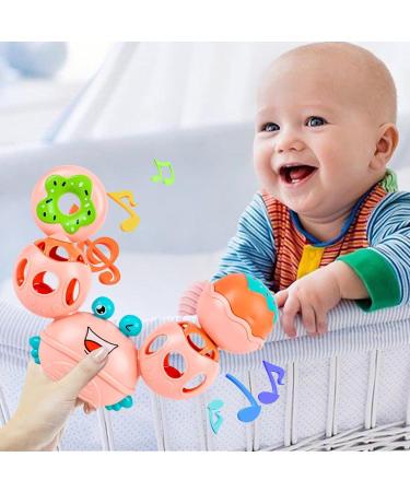 Abbto Babyrassel Crab Shape Newborn Toy - Soft Sensory Ball & Calming Bite Ring for Babies - Buy Online on SooperMarket.com