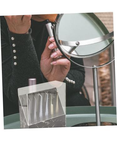 WOFASHPURET Storage Rack Eyebrow Holder Makeup Holder Eyelash Holder Thin Organizer Storage with Tool Stand 6 Holes Acrylic Fake Eyelashes Bracket - Buy Online on SooperMarket.com
