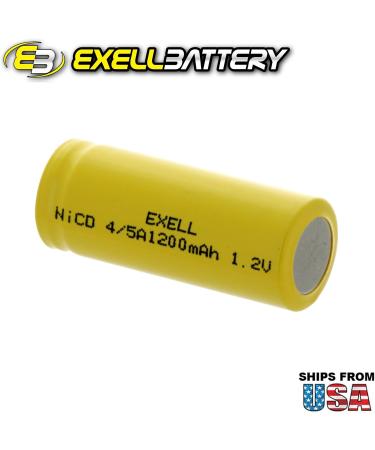 Buy Exell 4/5A 1.2V 1200mAh NiCD Rechargeable Battery - Ideal for Telecom UPS Smart Grids & More | International Shipping Available - Buy Online on SooperMarket.com