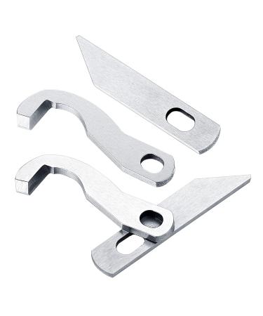 4 Pieces Serger Blade Sewing Machine Blades Serger Knife Overlock Blade Household Overlocker Knife Set Compatible with Brother 925D 929D 935D 1034D Upper and Lower Knife X77683001 XB0563001