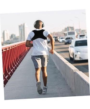 Gatuida Belt Holder Brace Shoulder Rest Straightener Men Women Posture Band Black Polyester - Buy Online on SooperMarket.com