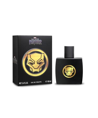 Marvel Black Panther Fragrance For Men Eau De Toilette EDT 3.4oz 100ml Cologne Spray Made in Spain By Air Val International Black and Gold Essence of Wakanda 3.4Fl Oz - Buy Online on SooperMarket.com
