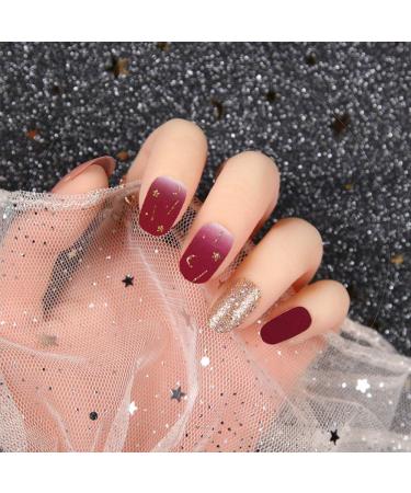 Kalolary Nail Sticker & Nail File Set - Self-Adhesive Nail Art Design for Stunning Manicures | International Shipping - Buy Online on SooperMarket.com