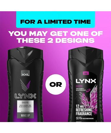 Lynx 12 Hour Refreshing Excite Shower Gel 500 with Lynx 48 Hour Excite Body Spray 250ml Leaving you smelling great Dermatologically Tested Keep Smelling Irresistible! - Buy Online on SooperMarket.com