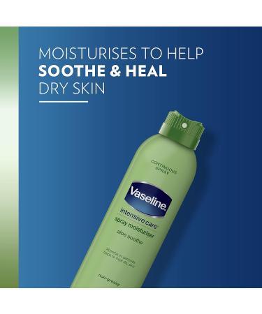 Vaseline Spray and Go Moisturizer Combo - Cocoa Radiance & Aloe Soothe (6.5 oz Each) - Hydrating Skincare for All Skin Types - International Shipping Available - Buy Online on SooperMarket.com