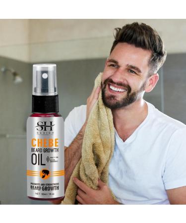 Bartwuchs Oil - Nourishing Essential Beard Growth Serum | 1 fl. oz Thickening & Nourishing Fluid for Fuller Beard - Buy Online on SooperMarket.com