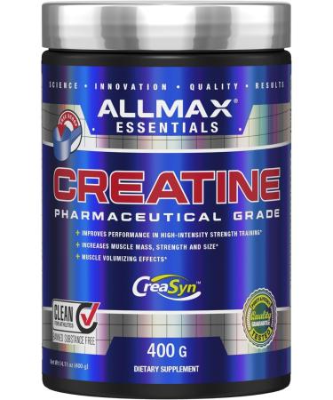 ALLMAX Nutrition - Creatine Monohydrate Micronized Creatine Powder for Strength and Muscle Recovery Gluten Free & Fast Absorbing 400g & ZMX2 90 Count - Buy Online on SooperMarket.com