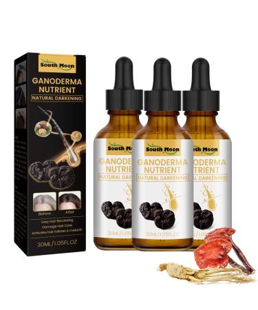 VisTapex 3Pcs DARKA Anti-Greying Hair Serum  DARKA Pro Anti-Greying Hair Serum  Darka Anti Greying  Anti Greying Hair Serum  Ganoderma Nutrient Natural Darkening  Promotes Healthier and Thicker Hair