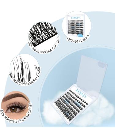 Lash Clusters 84 Pcs DIY Cluster Eyelash Extensions - D-Mix (8-16mm) Sprout - Buy Online on SooperMarket.com