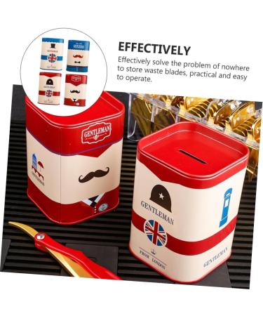 Magiclulu 4-Piece Blade Recycling Box | White Waste Container for Razor Blade Storage & Organization - Buy Online on SooperMarket.com