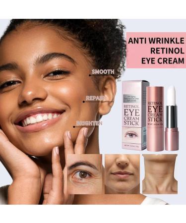Retinol Stick Retinol Eye Cream for Dark Circles Under Eye Cream Anti Aging Anti Wrinkle Eye Cream Firming Eye Balm Stick Repairing Eye Skin Tightening Fade Fine Line Smooth Tender - Buy Online on SooperMarket.com