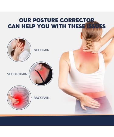 AOFITBRACE Back Brace Posture Corrector for Women and Men Breathable Adjustable Full Back Straightener for Upper Lower Medium Black - Buy Online on SooperMarket.com