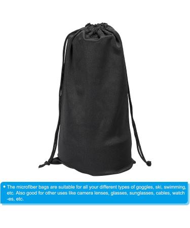 PATIKIL Ski Goggles Bag | Soft Microfiber Pouch for Snow Goggles & Camera Lenses | Protective Storage Case with Drawstring - Buy Online on SooperMarket.com