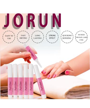 10 PCS Nail Glue Extra Strong for Press On Nails Long Lasting Fake Nail Flue for Acrylic Tips Quick Dry & No UV Light False Nail Glue for Nail Charms Rhinestones 2g*10 - Buy Online on SooperMarket.com