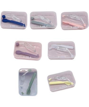 OUEYFER Soft Silicone Shovel Tweezet Set for Easy Contact Lens Insertion & Removal - Portable Gray Organizers & Accessories - Buy Online on SooperMarket.com
