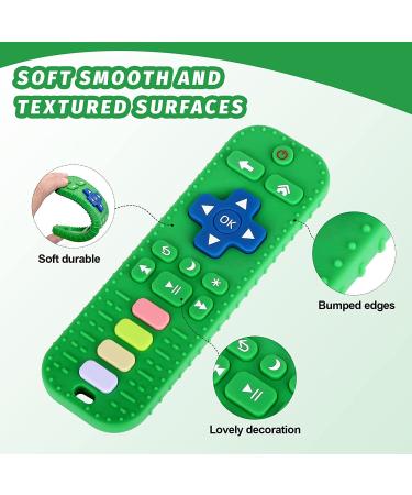 Wujun Silicone Bite Toy for Toddlers - Remote-Controlled BPA-Free Rings | Calming Relief Set (Black Green Blue) - Safe Durable & Dishwasher Friendly - Buy Online on SooperMarket.com