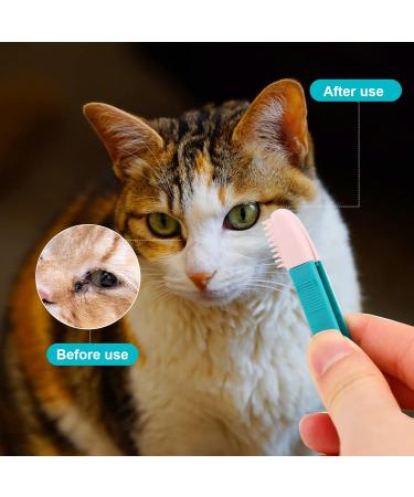 Best Tear Stain Brush for Cats & Dogs | Remove Eye Crust & Mucus | Reusable Pet Eye Comb with Soft Rubber Head - Buy Online on SooperMarket.com