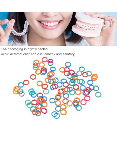 Colorful 1/4 Inch Orthodontic Elastic Bands - 3.5oz Dental & Pet Grooming Rubber Bands - Buy Online on SooperMarket.com