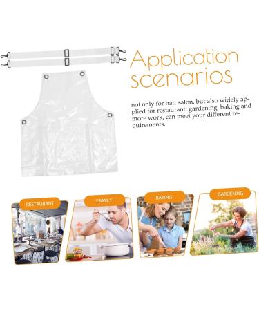 BELLIFFY Barber Apron Hair Apron Stylist Apron Hair Cutting Apron Clear Aprons for Hair Stylist Apron for Hair Stylist Salon Aprons for Hair Stylist Hairdresser Apron Adjustable Apron - Buy Online on SooperMarket.com