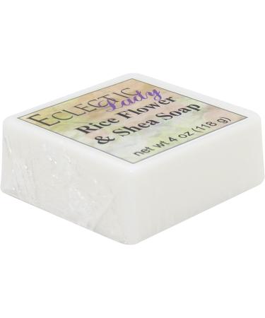 Buy Rice Flower & Shea Glycerin Soap | Eclectic Lady 4 oz Bar - Nourishing Handcrafted Soap for All Skin Types - Buy Online on SooperMarket.com