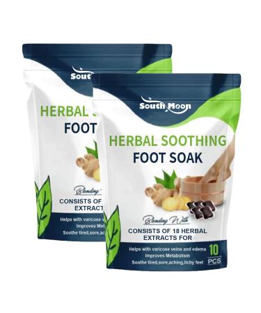 Herbal Soothing Foot Soak Herbal Detox Foot Soak Beads Herbal Detox Cleansing Foot Soak Beads Foot Care (20pcs/2Bag)