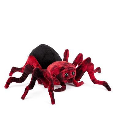 Zappi Co Plush Children's Stuffed Soft Cuddly Plush Toy-Part of Safari Animals Collection Perfect for Kids (22cm Depth)(Spider)