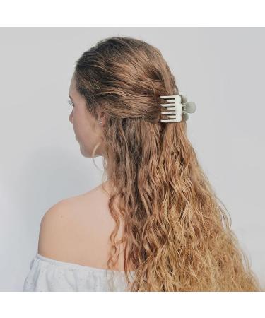 DEEKA 6 Pcs Double Row Teeth Hair Clips - Small Medium Claw Clips for Thin Short Hair - Black Brown Hair Accessories for Women and Girls - Buy Online on SooperMarket.com