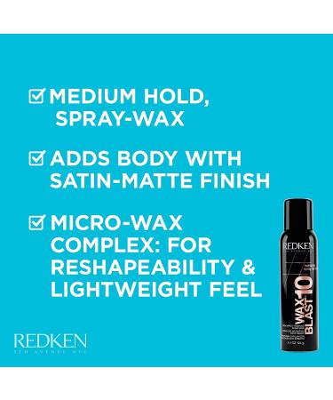 Redken Wax Blast 10 Finishing Hairspray - 4.4oz for All Hair Types - Buy Online on SooperMarket.com