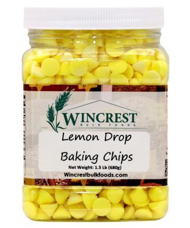 WinCrest Lemon Drop Baking Chips - 1.5 Lb Tub