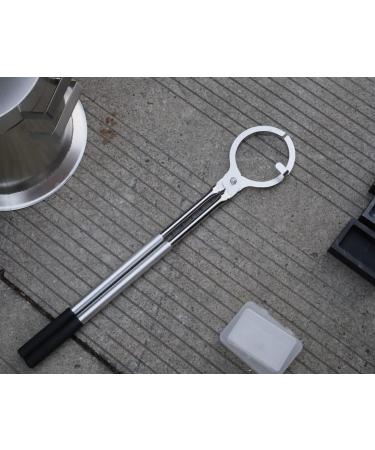 26.8 Stainless Steel Crucible Tongs for 6KG Graphite Crucibles - Heavy Duty Clamp Pliers for Jewelry Casting - Buy Online on SooperMarket.com