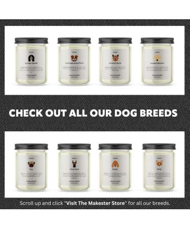 Springador Candle - 220g Soy Wax with Vanilla Jasmine & Almond - Dog Gift by Makester - Buy Online on SooperMarket.com