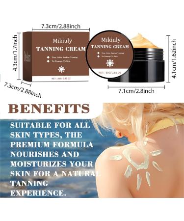 Tanning Accelerator Cream Tanning Accelerator Tanning Lotion Tan Accelerator Gel Natural Ingredients Tanning Cream for Sunbeds & Outdoor Sun Achieve a Natural Tan Skin 80g - Buy Online on SooperMarket.com