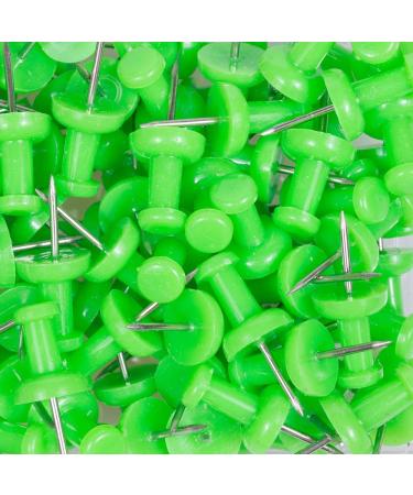Jam Paper Push Pins - Lime Green - Pack Of 100 - Buy Online on SooperMarket.com