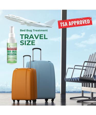 Hygea Natural Extra Strength Bed Bug Travel Spray 3 oz - TSA Approved - Fast Acting Protection for Hotels, Suitcase, Backpacks - Child & Pet Safe - Non-Toxic & Odorless - 1 Count - Buy Online on SooperMarket.com