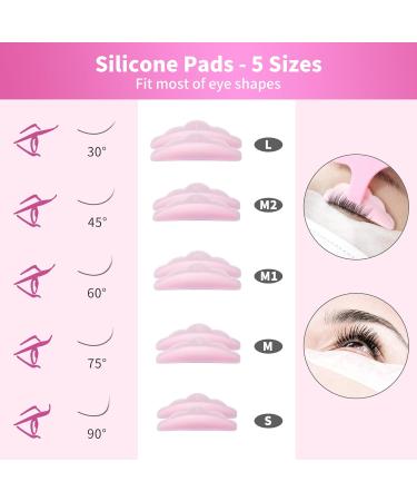 Beauty7 Lash Lift Kit - Professional Salon at Home for Eyelash Extension Curling and Perming (5 Pack) - Buy Online on SooperMarket.com