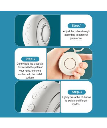 Handheld Sleep Aid Device Calm Palm Sleep Aid USB Charging Microcurrent Holding Sleep Instrument for Fast and Deep Sleep Mini Hand Held Sleeping Aids Device for Insomnia Relief Relieve Anxiety - Buy Online on SooperMarket.com