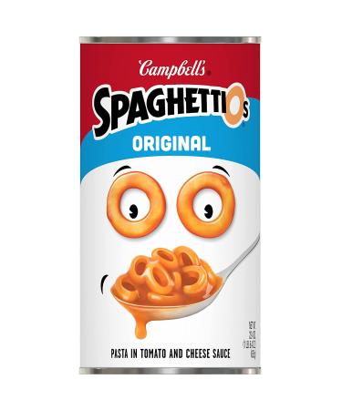 SpaghettiOs Original Canned Pasta 22.4 OZ Can (Pack of 12) - Healthy Snack for Kids and Adults - Buy Online on SooperMarket.com