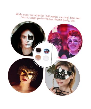 Halloween Scar Cream & Special Effects Makeup Set | Spatula Scab & Blood Modeling Wax | Perfect for Pro/Amateur Use - Buy Online on SooperMarket.com