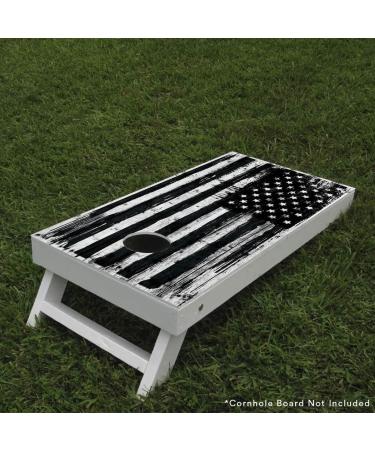 Pixelverse Design USA Flag Cornhole Board Skin Wrap Decal - Weather Resistant Vinyl Sticker for Tournament Bean Bag Toss Game - 24.5x48.5 inches - Buy Online on SooperMarket.com