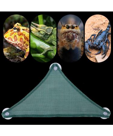 Tnfeeon Mesh Reptile Triangular Hanging Net Hammock - Green (M) - Buy Online on SooperMarket.com