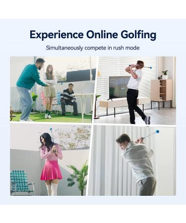 PHIGOLF Phigolf2 Golf Simulator | Indoor & Outdoor Swing Trainer with Motion Sensor | Compatible with WGT/E6 Connect APP | Works with Smartdevices - Buy Online on SooperMarket.com