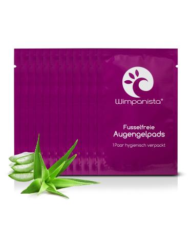 Wimpanista Eye Pads - 50 Pairs for Eyelash Extensions | Lint-Free & Aloe Extract | Dynamic Fit - Buy Online on SooperMarket.com