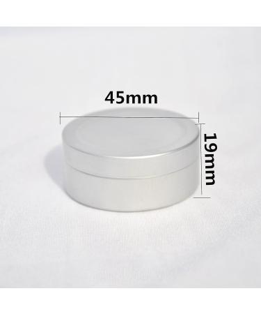 Zeoabsy 12-Pack 20ml Silver Empty Aluminum Doses - Ideal for DIY Ointments Candles Cosmetics & Shaving Soap - Buy Online on SooperMarket.com