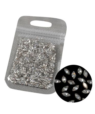 1440Pcs Flatback Rhinestones Nails Art For DIY Projects And Clothing Embellishments Crafts And Sewing Nails Art Decoration 05 horse eye