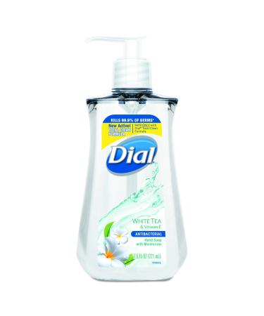 Dial Antibacterial Liquid Hand Soap White Tea 7.5 OZ (Pack of 12)