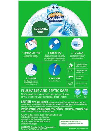 Scrubbing Bubbles Toilet Wand Starter Kit with 20 Flushable Refills - Bundle Deal! - Buy Online on SooperMarket.com