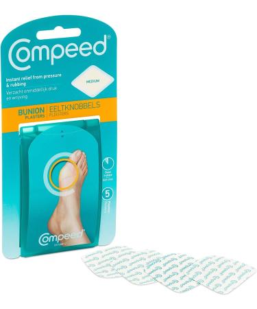 Compeed Bunion Plasters - 5 Hydrocolloid Plasters for Effective Foot Treatment - Buy Online on SooperMarket.com