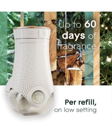 Glade PlugIns Air Freshener Starter Kit Scented and Essential Oils for Home and Bathroom Twinkling Pine & Cedar 1 Warmer and 1 Refill Pine Wonderland - Buy Online on SooperMarket.com