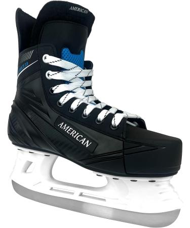 American Athletic Shoe Boys Ice Force Hockey Skates Size 2Y Black - Buy Online on SooperMarket.com